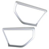 Jeep Gladiator Wrangler JL Chrome Front Door A-Pillar Speaker Covers (2018-2023)