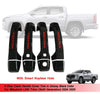 Mitsubishi L200 Triton 4 x Door Catch Handle Covers Glossy Black (2024-2025)