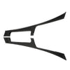 Infiniti Q50 Q60 Black Carbon Fiber Console Panel Cover Trim (2013-2019)