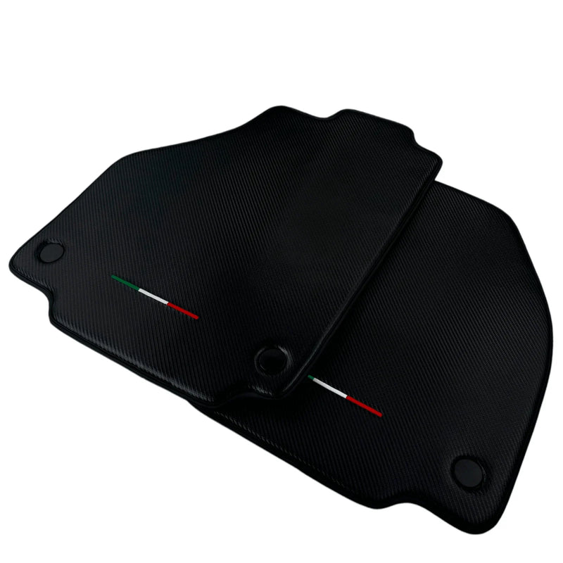 Ferrari 488 Pista Spider IT Edition Carbon Fiber Floor Mats (2019)