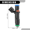 Ford F-250 Super Duty 2005-2007 - Metal Black Fuel Injectors (2005-2007)