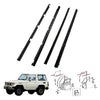 Toyota Land Cruiser BJ70 LJ70 HJ75 Front Door Glass Weatherstrip Vent Set