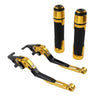 Honda ADV150 Gold Extendable Brake Clutch Levers Grip Set (2019-2020)
