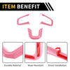 Jeep Wrangler JL JLU (2018-2024) - Pink Steering Wheel Cover Trim