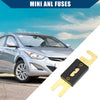 Car Motorcycle Boat Gold Tone Black 5pcs Mini ANL Fuse 120A Audio CD Fuse