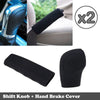 Car - Black Silicone Gear Shift Knob & Hand Brake Cover Set (All Years)