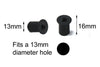 Ducati Rubber Insert Bushing Wellnuts M6 Fairings x10