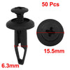 Ford Bumper Clips 50 Pcs Plastic Push Rivet Fasteners