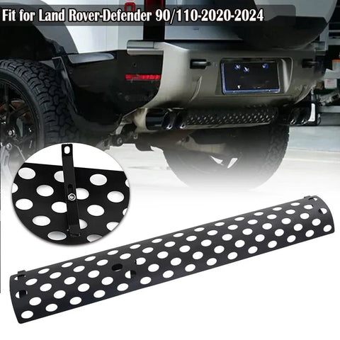 Land Rover Defender 90 110 130 Rear Bumper Exhaust Pipe Guard (1990-2023)