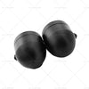 Motorcycle Street Fighter Black Twin Universal Headlight Dual Lamp