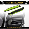 Jeep Wrangler TJ JK (2007-2018) - Black & Deep Green 2 x Door Limiting Straps