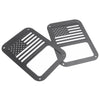 Jeep Wrangler JK Rear American Flag Tail Light Covers (2007-2016)
