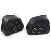 Harley Sportster Dyna Motorcycle PU Leather Saddle Bags