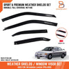 Mitsubishi Lancer CE Weathershields Window Visors Rain Guards (96-03)