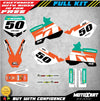KTM 50 (2002-2008) - Reckless Style Stickers Custom Graphics Full Kit