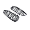 BMW Z4 Diamond Style Front Bumper Kidney Grilles (2009-2016)