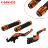 Kawasaki ZX6R, ZX9R, ZX10R CNC Brake Clutch Levers & Handlebar Grips Set (2000-2023)