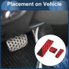Jeep Grand Cherokee 3 x Automatic Foot Accelerator Pedal Covers (22-25)