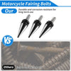 Harley Davidson Street Glide Windshield Bolts Aluminum Black (1996–2013)