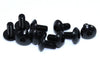 Kawasaki Motorcycle 10 x M6 x 12mm Allen Screw Black Aluminum Fork Head