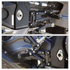 BMW S1000RR 2010-2013 - Black Adjustable Rearsets Footpegs