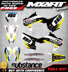 Husqvarna FE Graphics Kit Decal Stickers ROUGE Style (2020-2021)