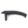 BMW X5 X6 Black Door Trim Pull Handle Right Side Real Leather (2007-2013)