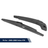 Volvo V70 390mm 15" Rear Windshield Wiper Blade Arm Set (2005-2008)