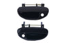 Daewoo Nubira 2 x Front LH+RH Smooth Black Outer Door Handle (1997–2003)