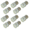 Car 10 x 1156 BA15S P21 LED White Brake/Turn/Tail/Reverse Light Bulbs