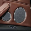 BMW F15 X5 X6 2014-2017 6pcs Carbon Fiber Speaker Grill Cover Ring Trim Fit