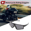 Motorcycle Riding Goggles Gray Lens Black Frame Cycling Sunglasses