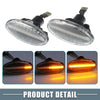 Mazda 3 (2004-2009) - Clear Lens 1 Pair LED Side Marker Amber Light