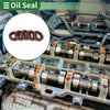 Oil Seal 17x28x7mm / Seal Ring Rotary Shaft Seal FKM Brown 5 Pcs