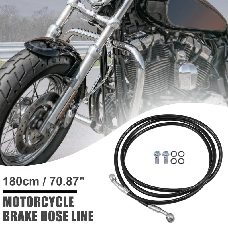 Motorcycle Brake Hose / 180cm / Hydraulic Brake Line Oil Hose Pipe