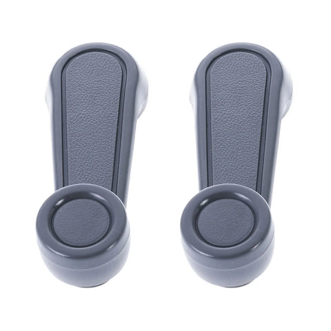 Toyota Landcruiser Hilux 2pc L/R Window Crank Grey