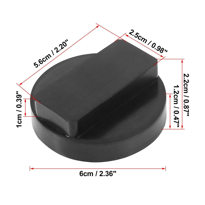 BMW 0.87"x2.36" Jack Pad Support Rubber Frame Rail Protector Adapter