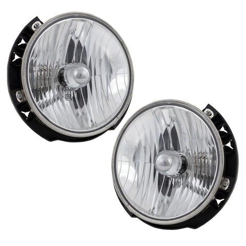 Driver and Passenger Side Headlights For Jeep Wrangler