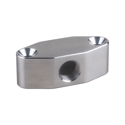 LS Aluminum Alloy Oil Feed Line Adapter Plate M16 x 1.5
