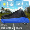Make Model L Rain Dust Motorcycle Cover Blue Outdoor Waterproof UV