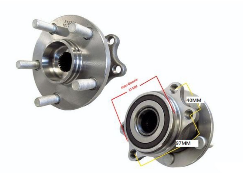 Wheel HUB Rear FOR Subaru XV G4-X
