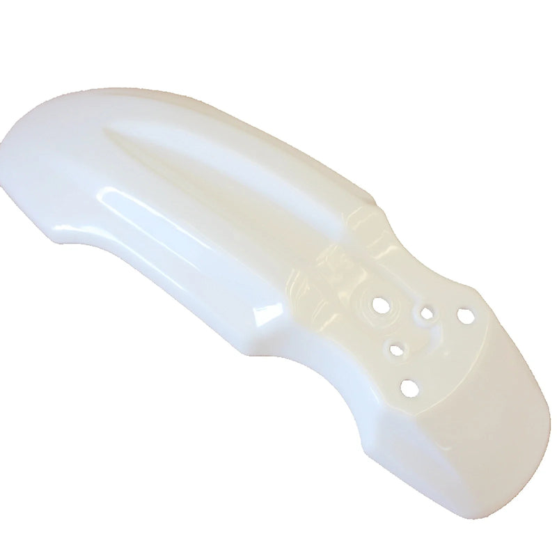 CRF50 PIT PRO Trail Bike White Plastic Front Wheel Mud Guard Fender