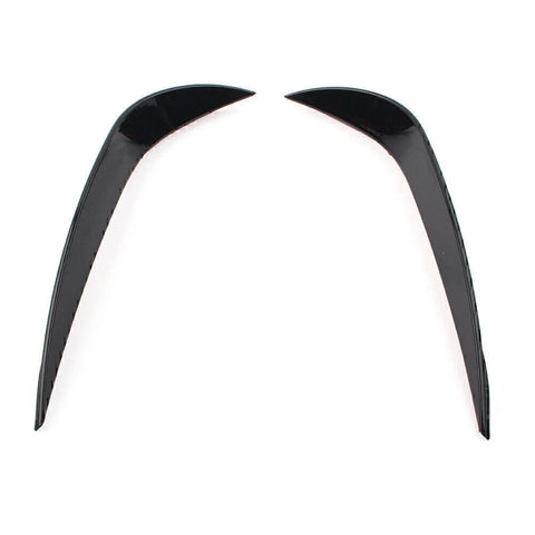 VW Golf 6 MK6 GTD Glossy Black Front Bumper Side Air Vent Trim (2008-2013)