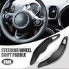 BMW Mini Cooper Black Steering Wheel Shift Paddle Extend Cover