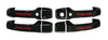 Mitsubishi L200 Triton 4 x Door Catch Handle Covers Glossy Black (2024-2025)