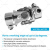 Hotrod Universal Steering U-Joint 3/4" DD to 3/4" DD Steel