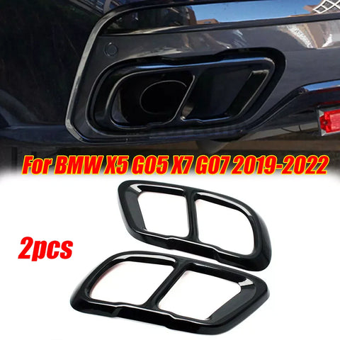 BMW X5 X7 Rear Exhaust Muffler Tail Pipe Trim Cover (2019–2022)