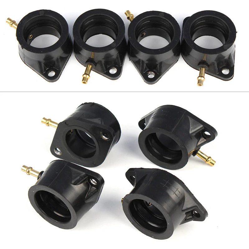 Kawasaki KZ1000 KZ1100 4 Pcs Carburetor Intake Manifold Boots (1977-1983)