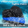 Kawasaki VN Cover / Black Blue / Motorcycle Cover