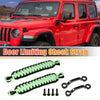 Jeep Wrangler JK (2011-2018) Black Light Green Door Limiting Straps Set
